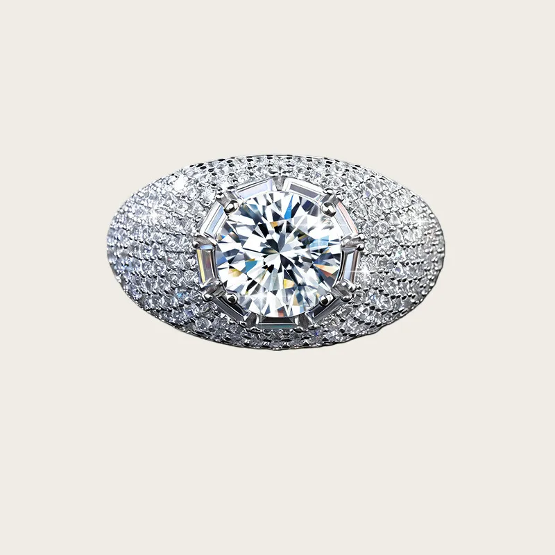 

Butterflykiss хип-хоп Bling Iced Out большой кластерный браслет Muiltcolor кольца с муассанитом Tready кольцо из стерлингового серебра для мужчин ювелирные изделия