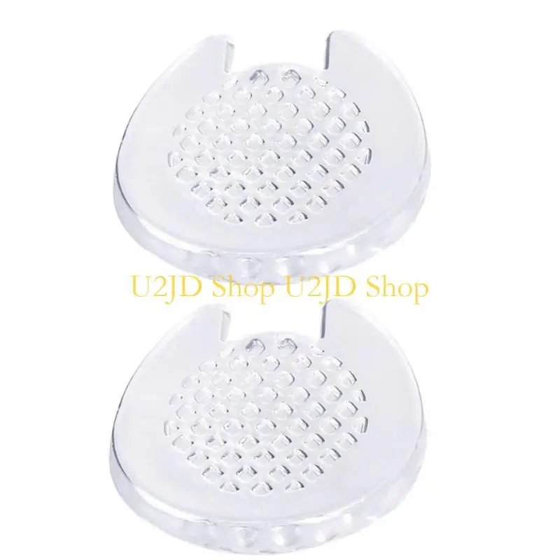 U2JD Slip Proof Flexible Heel Pads Adhesive Foot Support For Raised Shoes Shock Absorbing Prolonged Standing