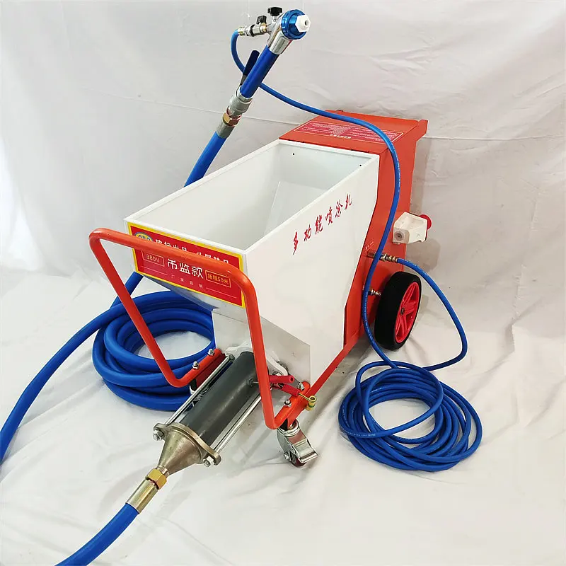 D7-HB380V Cement Sprayer Machine High Quality Screw Type Plastering Machine Automatic Wall Engine Pump