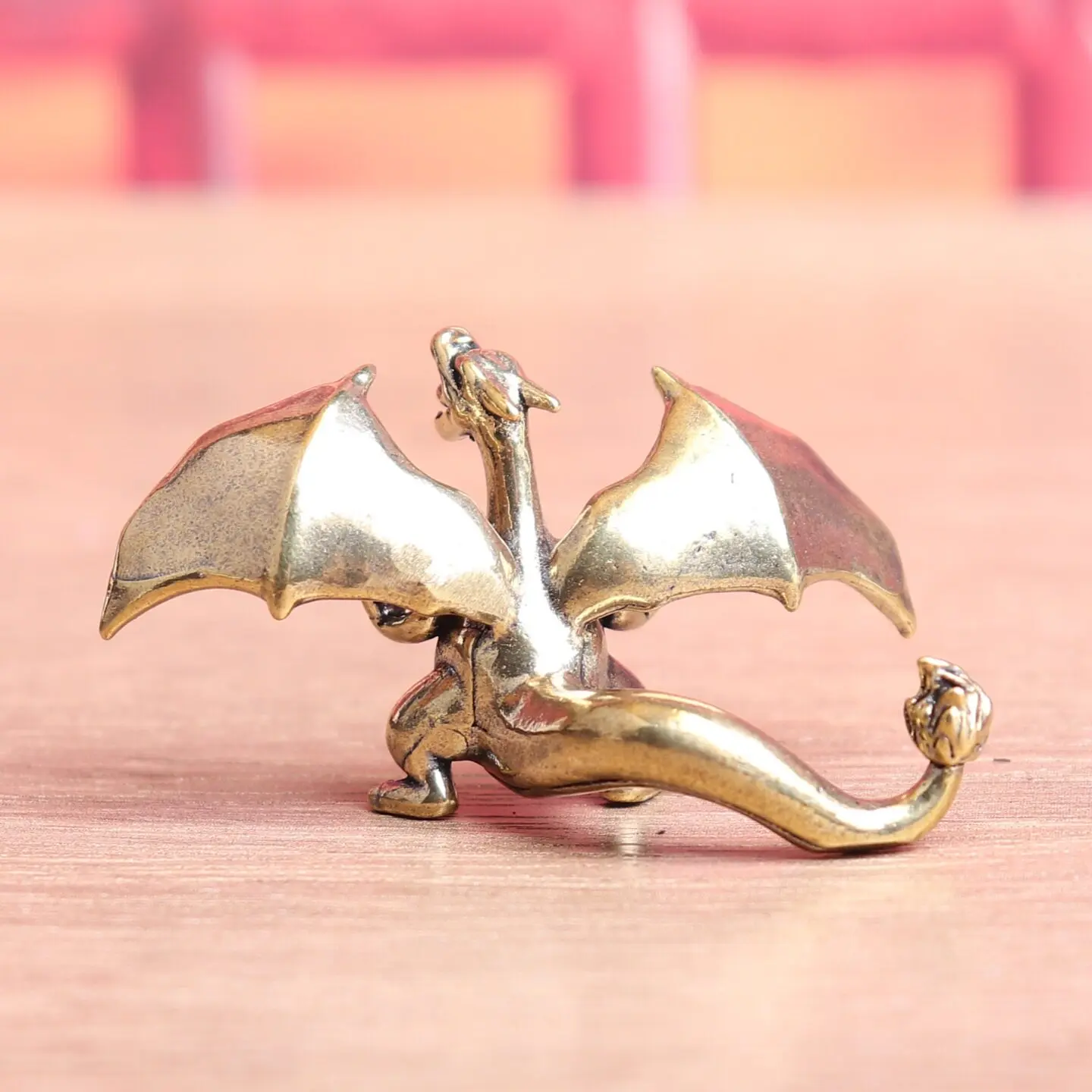 Pokémon Messingfigur Glurak Blastoise Dragonite Bulbasaur Brüllender Flugdrache Statue Tierfiguren Modell Dekoration Geschenk – Detail 14