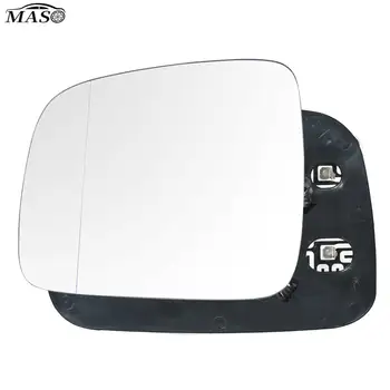 자동차 왼쪽 운전석 가열 미러 유리 백미러 렌즈, 폭스바겐 트랜스포터 T5 2003-2009 용 광각, 1 개, 2 개 