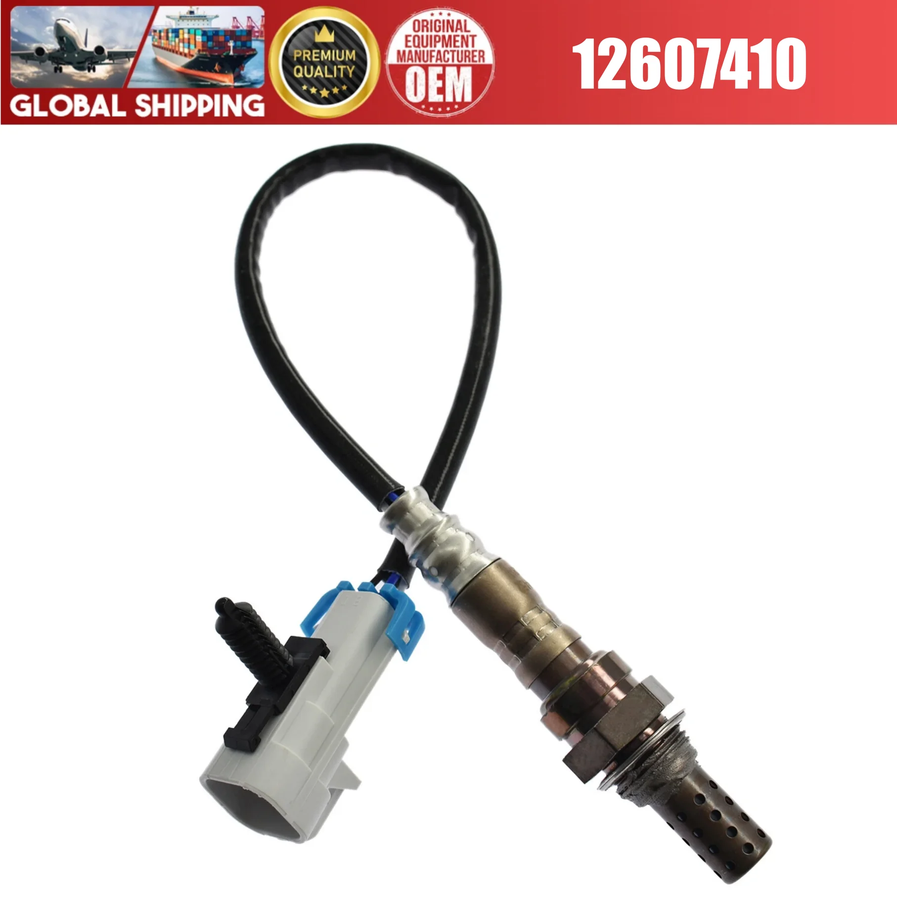 12607410 Front Oxygen Sensors Fit for Buick Enclave Cadillac Chevrolet GMC Acadia Pontiac G6 Saturn