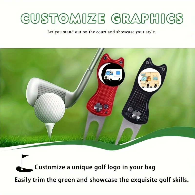 Accessori de golf deporte golf marker funnyGolf accessori per l'allenamento regalo sportivo e di intrattenimento per gli appassionati di Golf