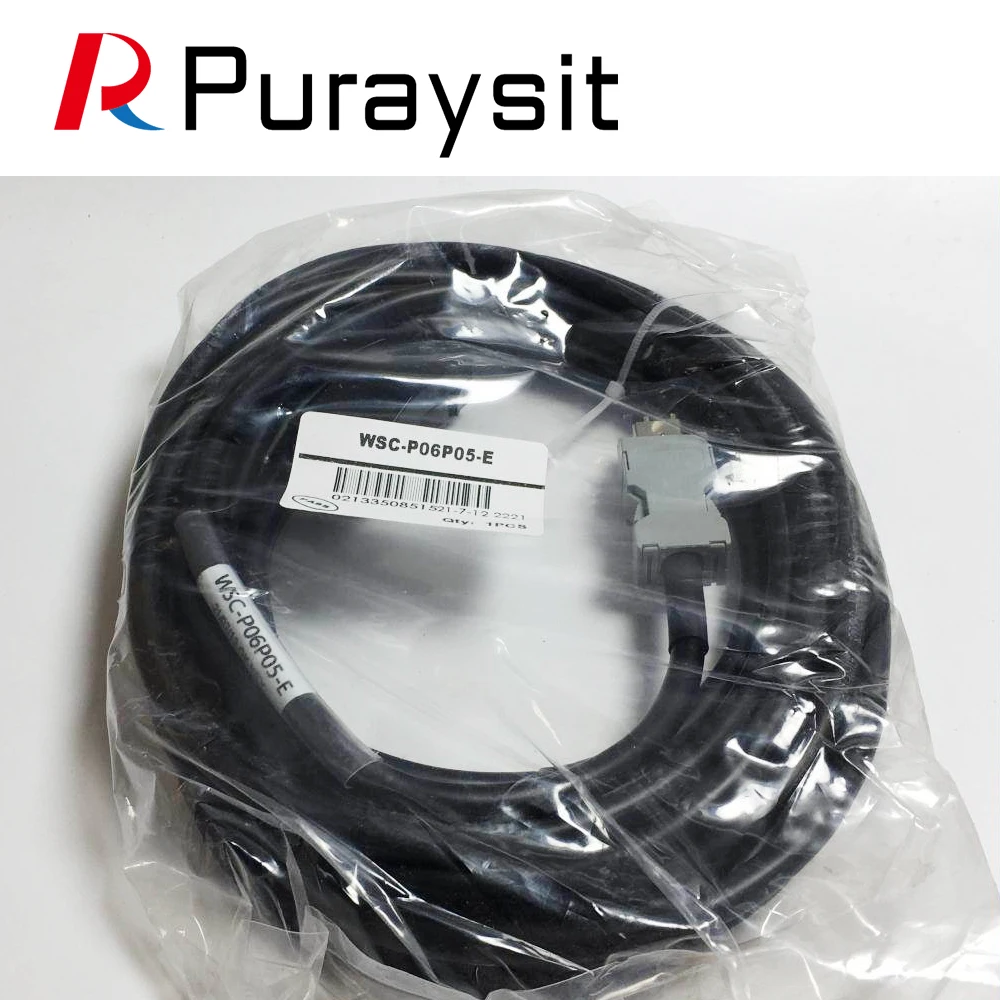 

Кабель питания серводвигателя Puraysit, кабель кодировщика с тормозным тросом WSC-P06P03-E WSC-P06P05-E для серии FUJI A5
