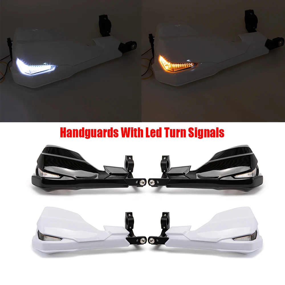 

Evomosa Universal Motorcycle Handlebar Hand Guards Motocross E-bike Handguards Led Turn Signals For Honda CRF1000L 2016-2018