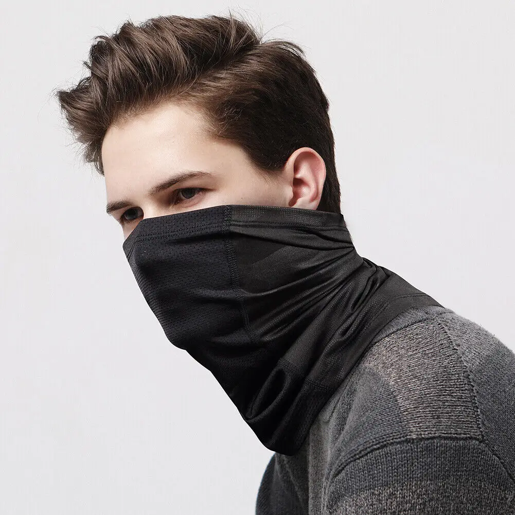 Ghetta per il collo Passamontagna Gator Maschera per il viso Protezione UV Bandane per il viso traspiranti Copri collo per uomo donna