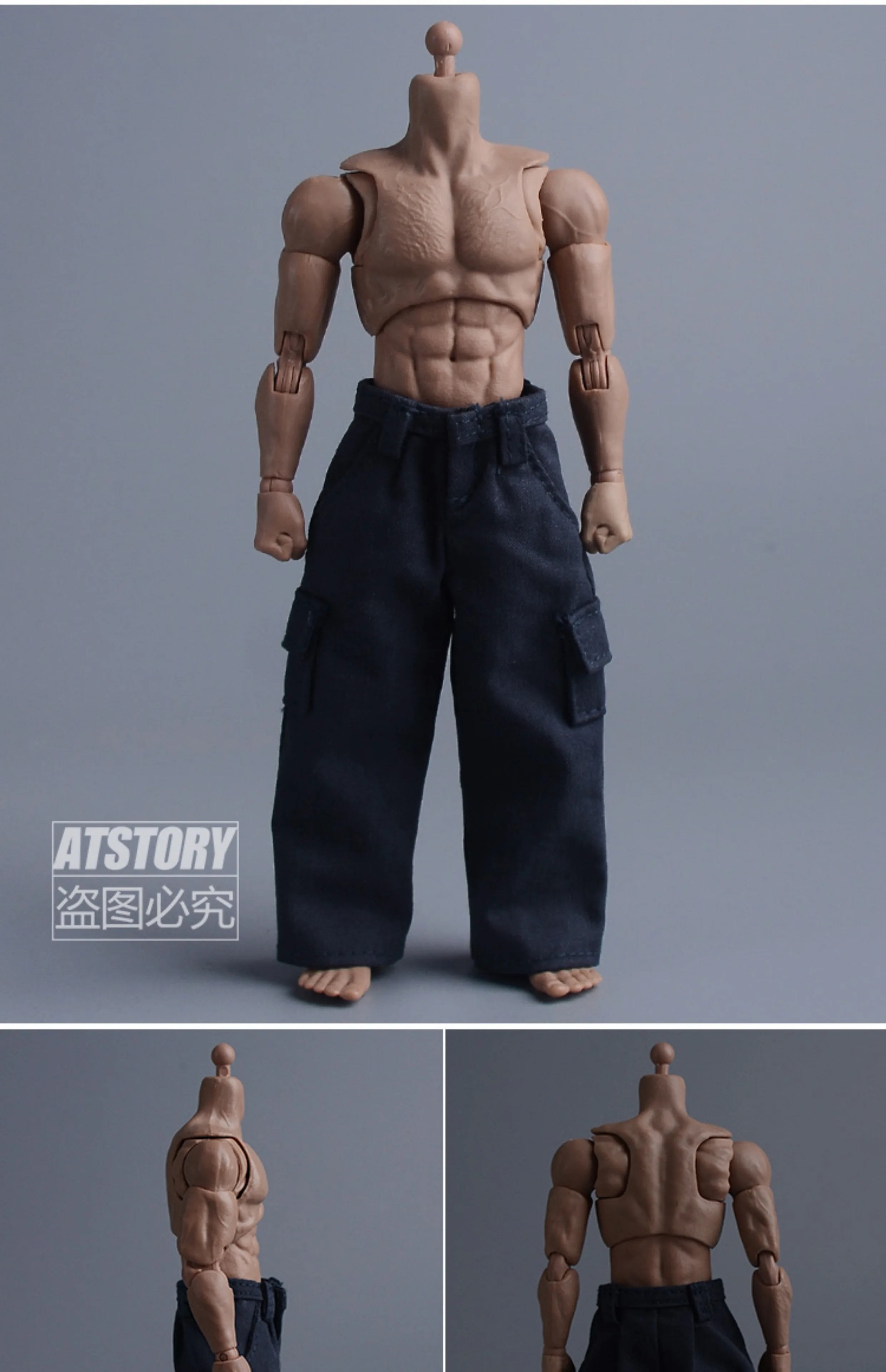 Ropa de muñecas soldado a escala 1/12, pantalones de trabajo aptos para figura de acción de 6''