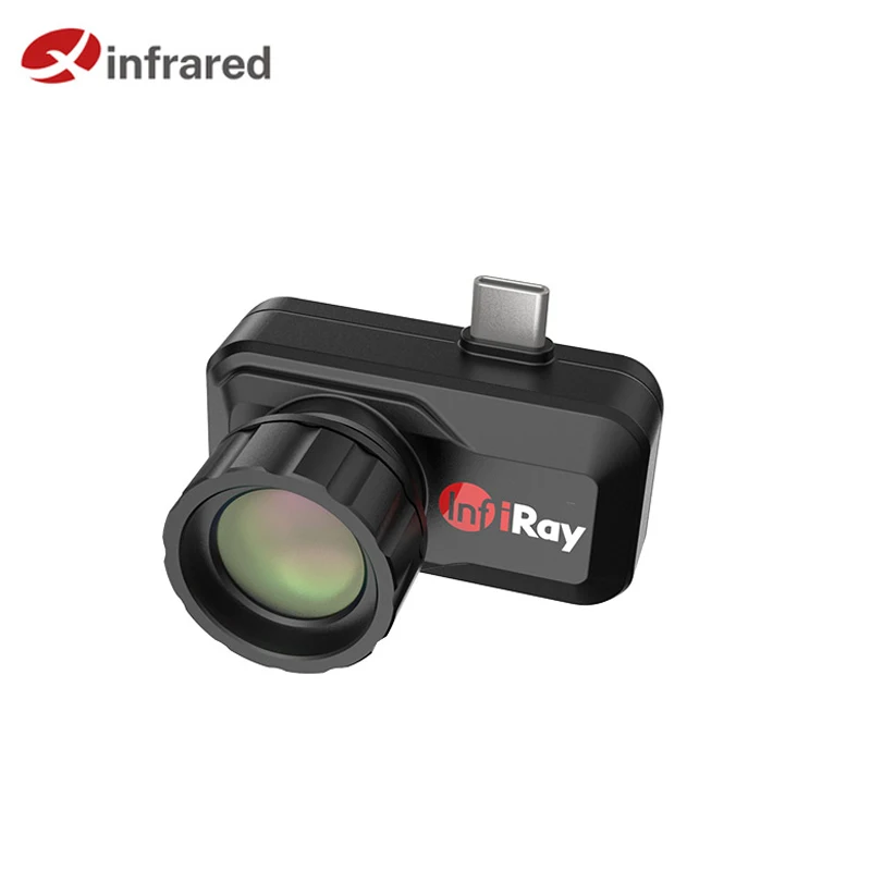 InfiRay Xinfrared Câmera Térmica T3 Telefone Caça Visão Noturna Câmera Térmica para Android-C Tipo com Suporte de Aperto
