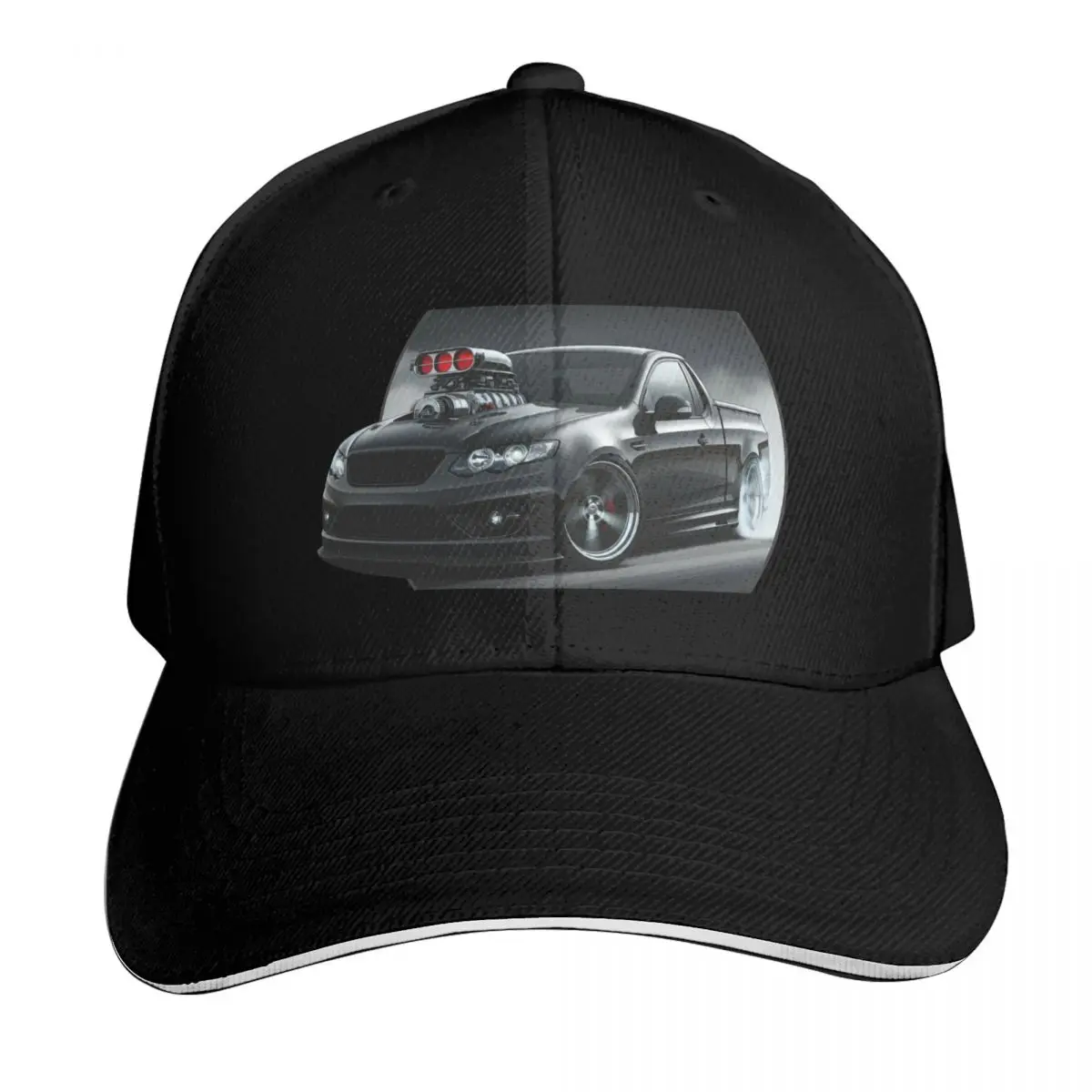 Blown FG Falcon Ute Baseball Cap Six Panel Structured Crown Sun Protection UPF 50+ Breathable Mesh Back