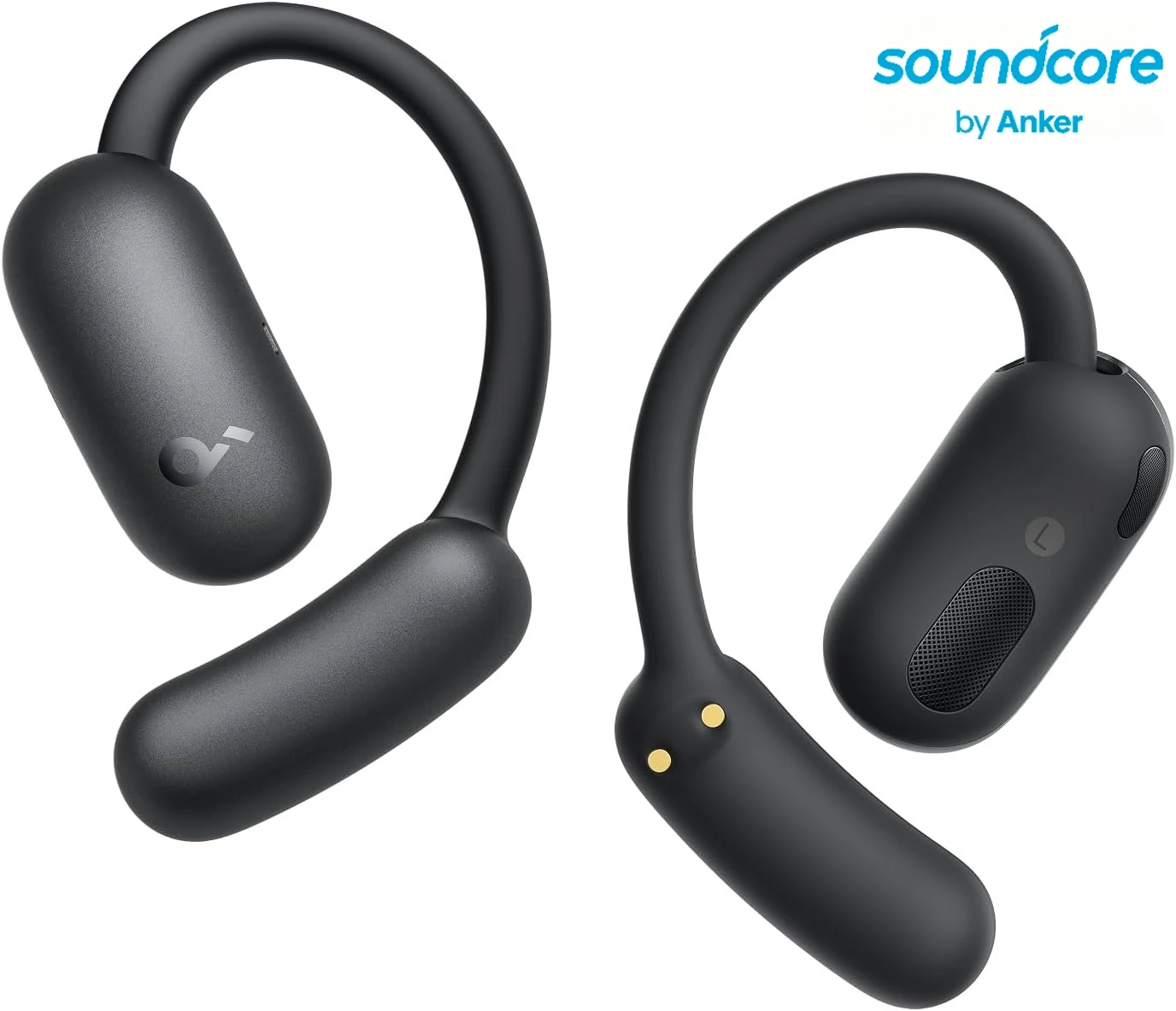 

Soundcore by Anker AeroFit 2 Open-Ear Wireless Bluetooth Earbuds Adaptive Ear Hooks IPX5 Waterproof Sports Earphones