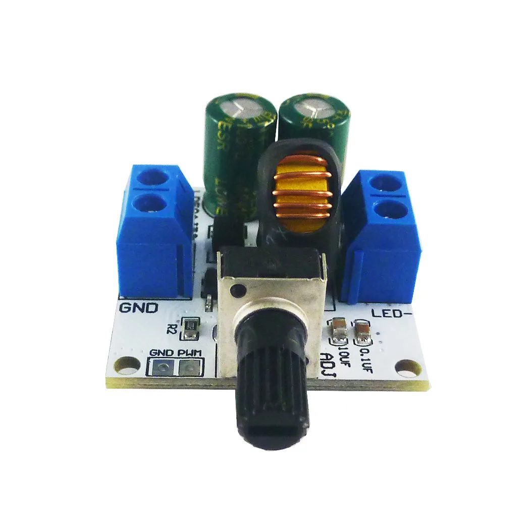 DC 6-50V High-Power Handle Dimming LED Driver Module 0-3A Adjustable Constant Current DC-DC Converter LED Flashlight Controller