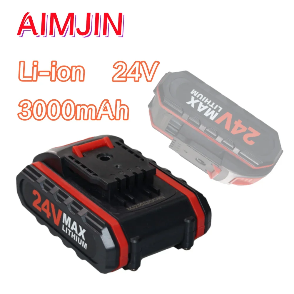 

24V 3000mAh Lithium-ion Battery for WORX 36VF 48VF 88VF Rechargeable Cordless Electric Tools Replacement Batteries