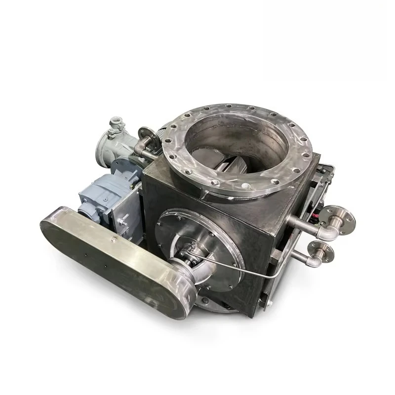 High-temperature-resistant Electric Heated Rotary Valve Anti-stick Impeller Rotary Unloading Feed Valve