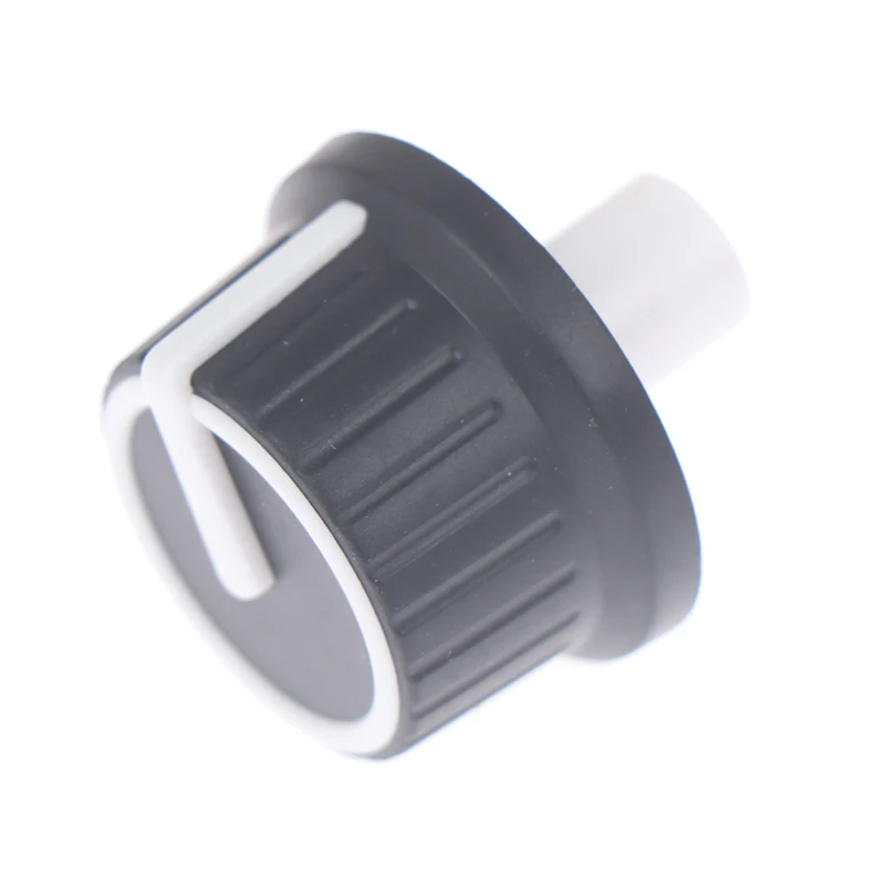 2PCS 25*25.5MM Rubber Half Shaft Knob Potentiometer Rotary Encoder Volume Switch New！