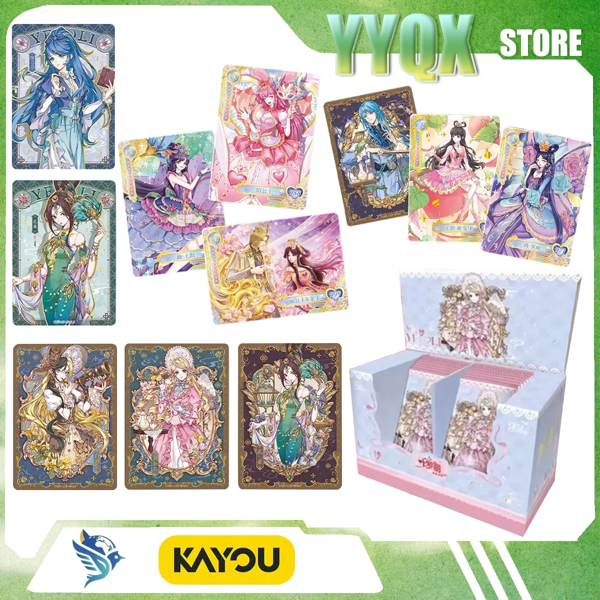 

KAYOU 2026 New Yeluo Li Collection Card Cute Periphery Gift Surprise Cartoon Animation Ornament Toy Collectibles Decoration Like