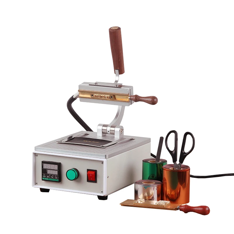 Professional Electric Leather Stamping Machine Supports Random Text Combination Fast Typesetting Hot Press Embossing Foil Stamp