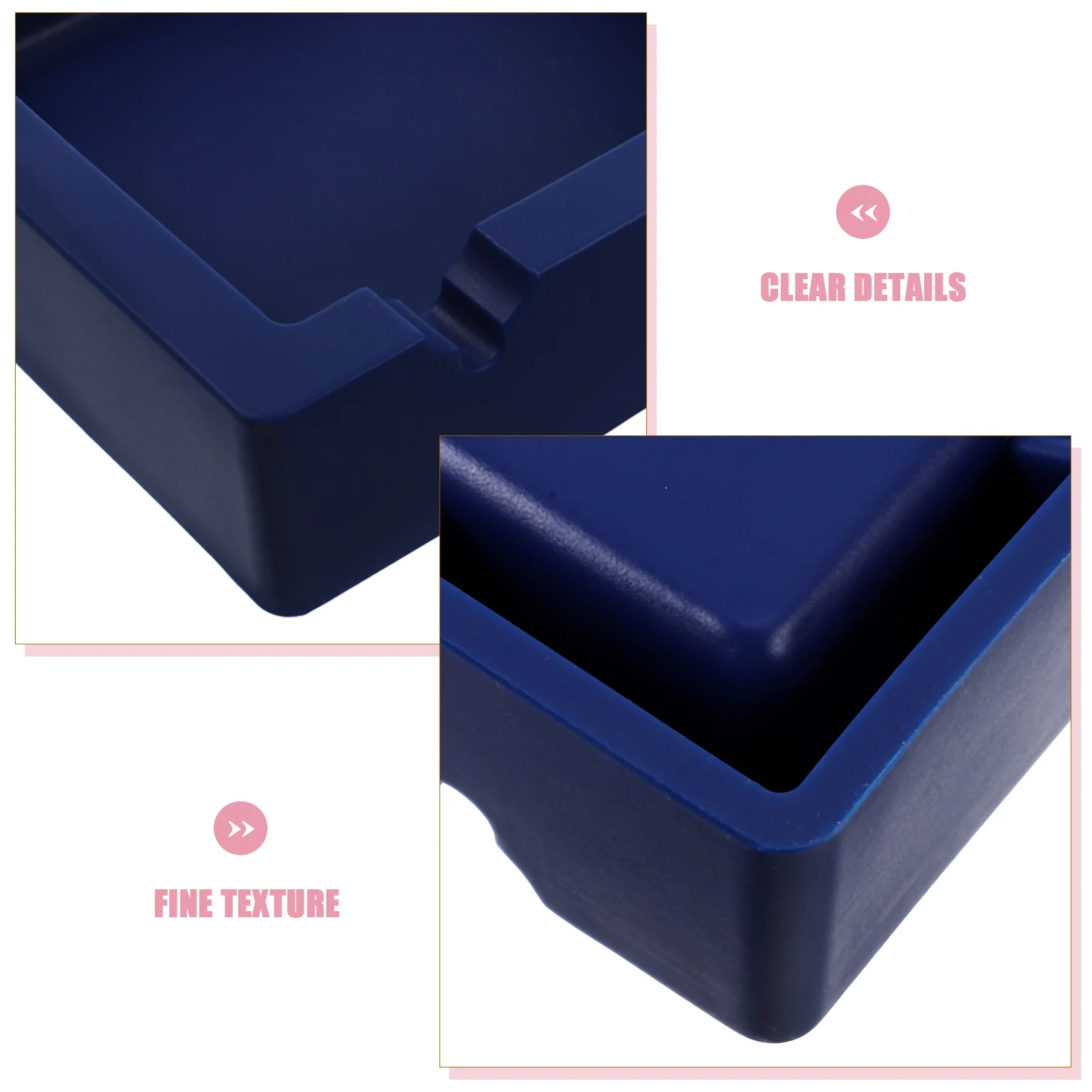 

Stylish Silicone Ashtray Cigarette Smoke Tray Indoor Outdoor Non-Slip Fire-Resistant Durable Decorative Accessory For Office