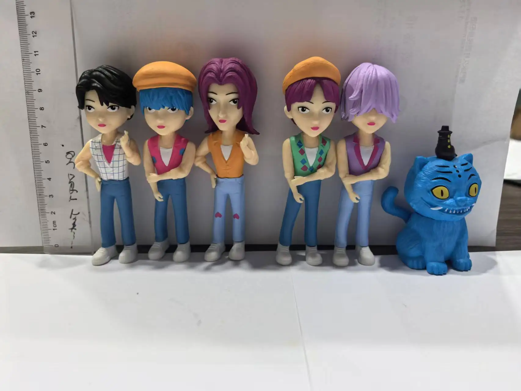 2025 Hot Anime KPop Devil Hunter Doll Giocattolo in vinile Rumi Mira Zoi Personaggio Maschera in vinile Scatola cieca Ornamento Giocattolo Regalo di Natale