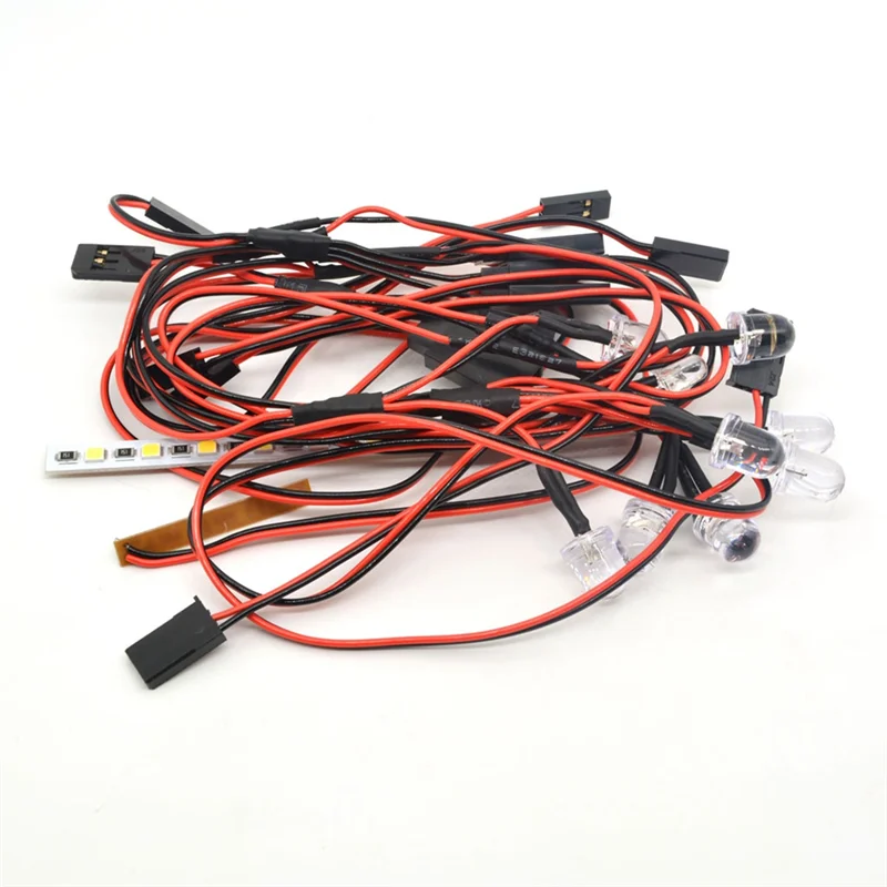 KKZ-MX-07 Front and Rear LED Light Kit 8786 for ZD Racing MX-07 MX07 MX 07 1/7 RC Car Spare Parts Accessories