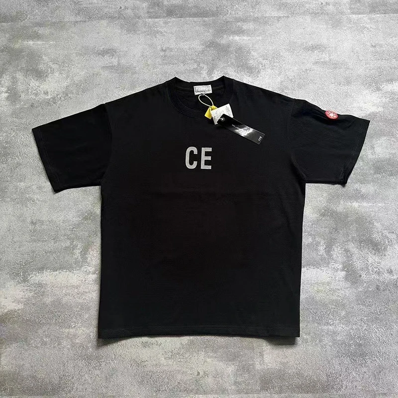Japanese Style Trend Brand Men's T-shirt C.E CAVEMPT Short Sleeve Street Loose Simple Design Cav Empt Print Top Tee