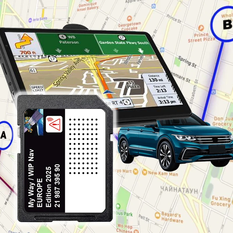 الملاحة WIP Nav بطاقة SD 2025 تحديث الاتحاد الأوروبي المغرب خريطة لبيجو 207/308/3008/407/508/5008/807/Expert Car 2198739590 SAT NAV