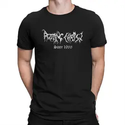 Białe logo Specjalna koszulka Rotting Christ Leisure T Shirt Najnowsze rzeczy dla mężczyzn i kobiet