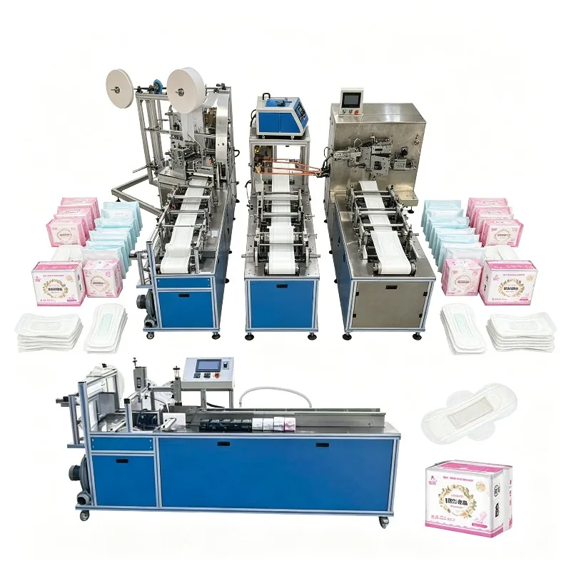 Professional Sanitary Pad Production Line Full Automatic High Speed Making Machine for Women Napkin Manufacturing Industry