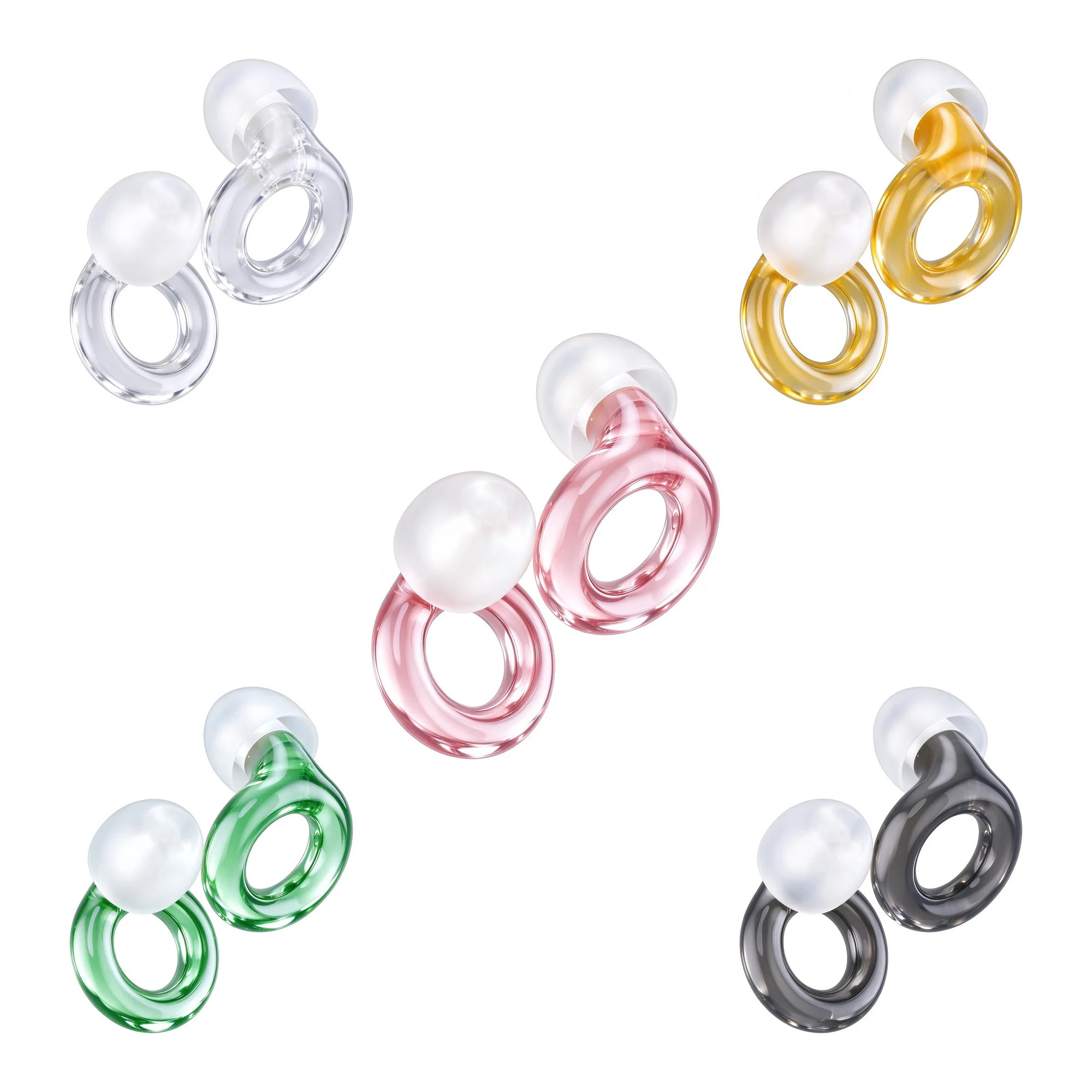 Soft Silicone Sleep Earplugs, Acrylic Body, Lightweight, Reusable and Washable Earplugs, Suitable for Sleeping, Office Use, and Studying, 3 Sizes S/M/L to Fit Most Ears