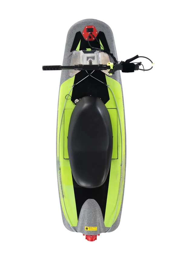 EPP Material Electric Surfboard, 60V Inflatable Sea & River Surf Board with Pump, Bag and Fin Accessories