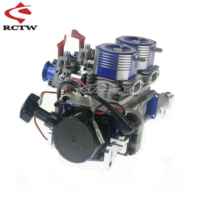 Tow Cylinder 58CC Gas Engine Kit for Rc Boat Parts