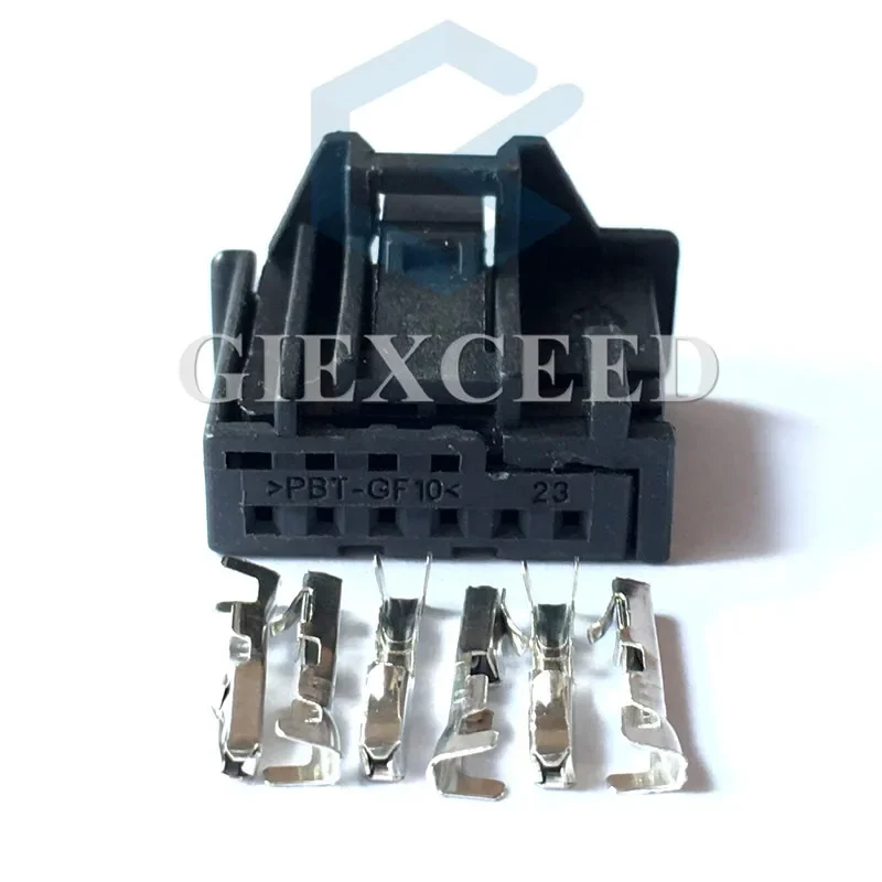 

2 Sets 1-969490-4 Sunroof Reading Light Plug Rearview Mirror Switch Socket Auto Female 6 Pin Connector AC Assembly For VW Audi