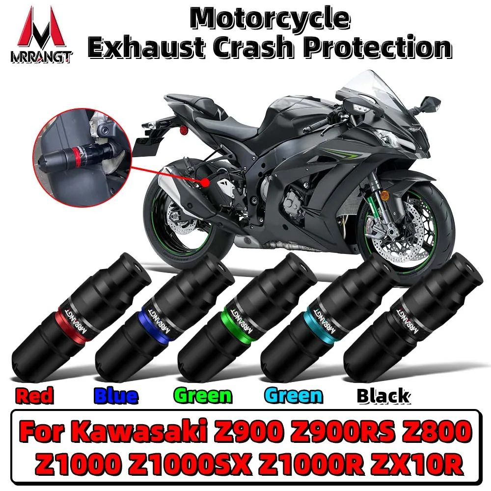 

MRRANGT Motorcycle Accessory Exhaust Crash Guard Slider Protection Fit For Kawasaki Z900 Z900RS Z800 Z1000 Z1000SX Z1000R ZX10R