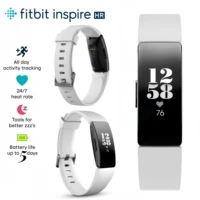 Fitbit Inspire HR rastreador de salud y Fitness banda inteligente seguimiento de natación/frecuencia cardíaca pulsera deportiva impermeable reloj inteligente