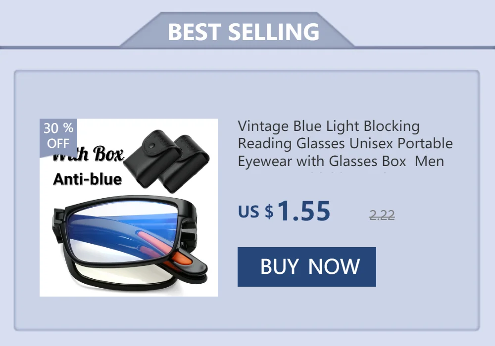 Folding Reading Glasses with Leather Box Unisex Collapsible Metal Lenses Bifocal 4 In 1 Eyewear Anti-blue Light Diopter Glasses