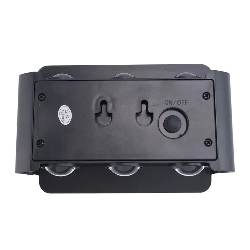 AS60-1 PCS Solar Wall Light Outdoor Up-Down Lighting LED Lamp Solar Wall Washing Lights For Courtyard Garden 6 Light