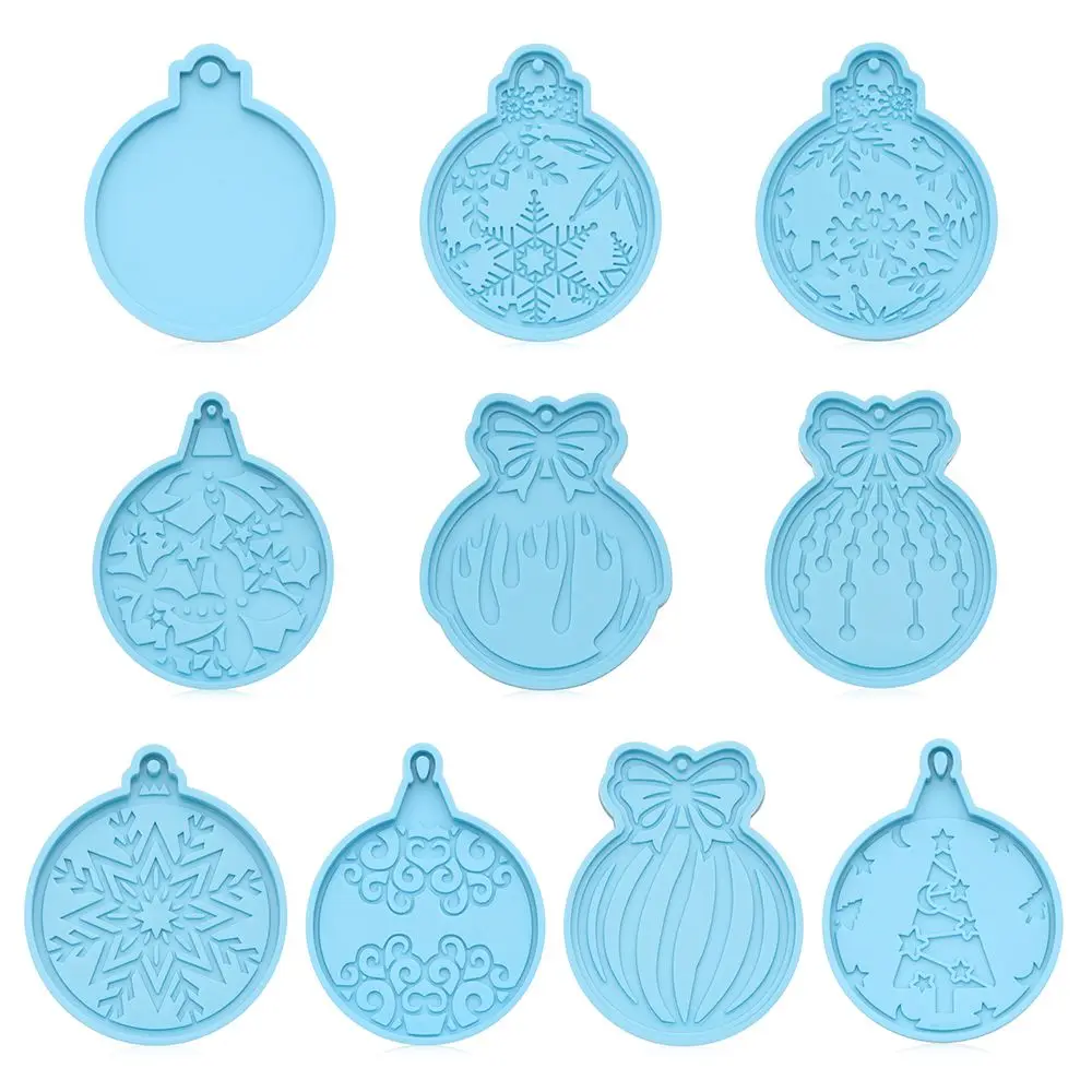 

Pendant Candy Chocolate Clay Mold Jewelry Making Tool Silicone Moulds Keychain Molds Christmas Ball Mold
