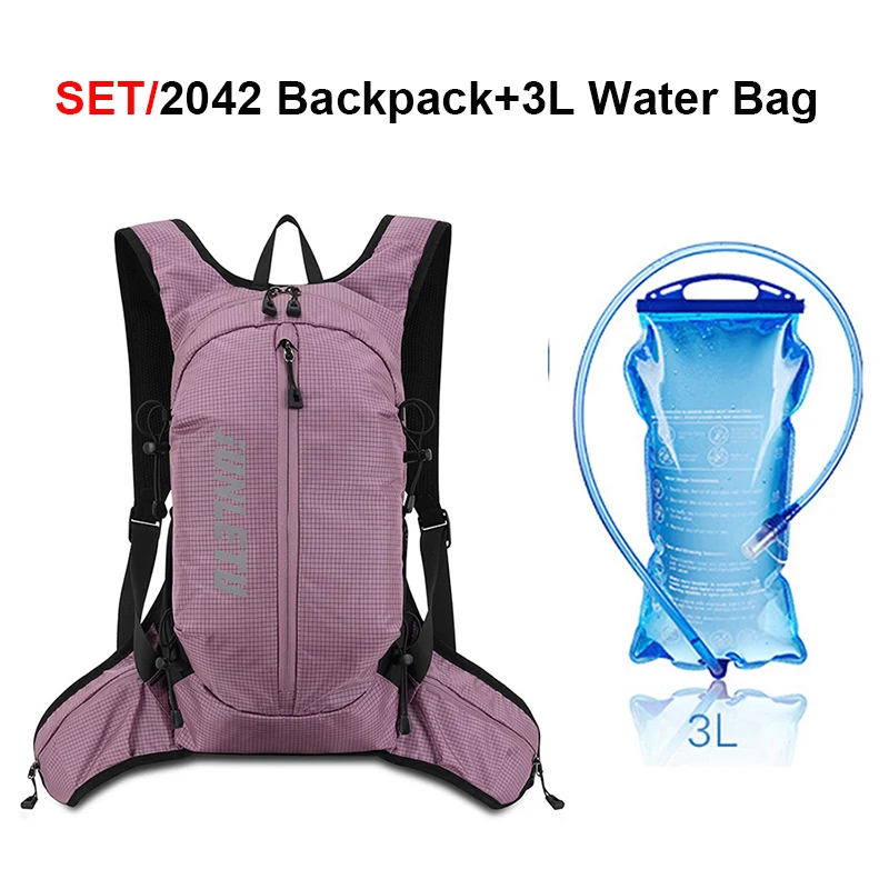 New Outdoor Sports Backpack Water Bag Set 3L Cycling Water Bag Rucksack Rainproof Nylon Hiking Hydration Daypack view 6