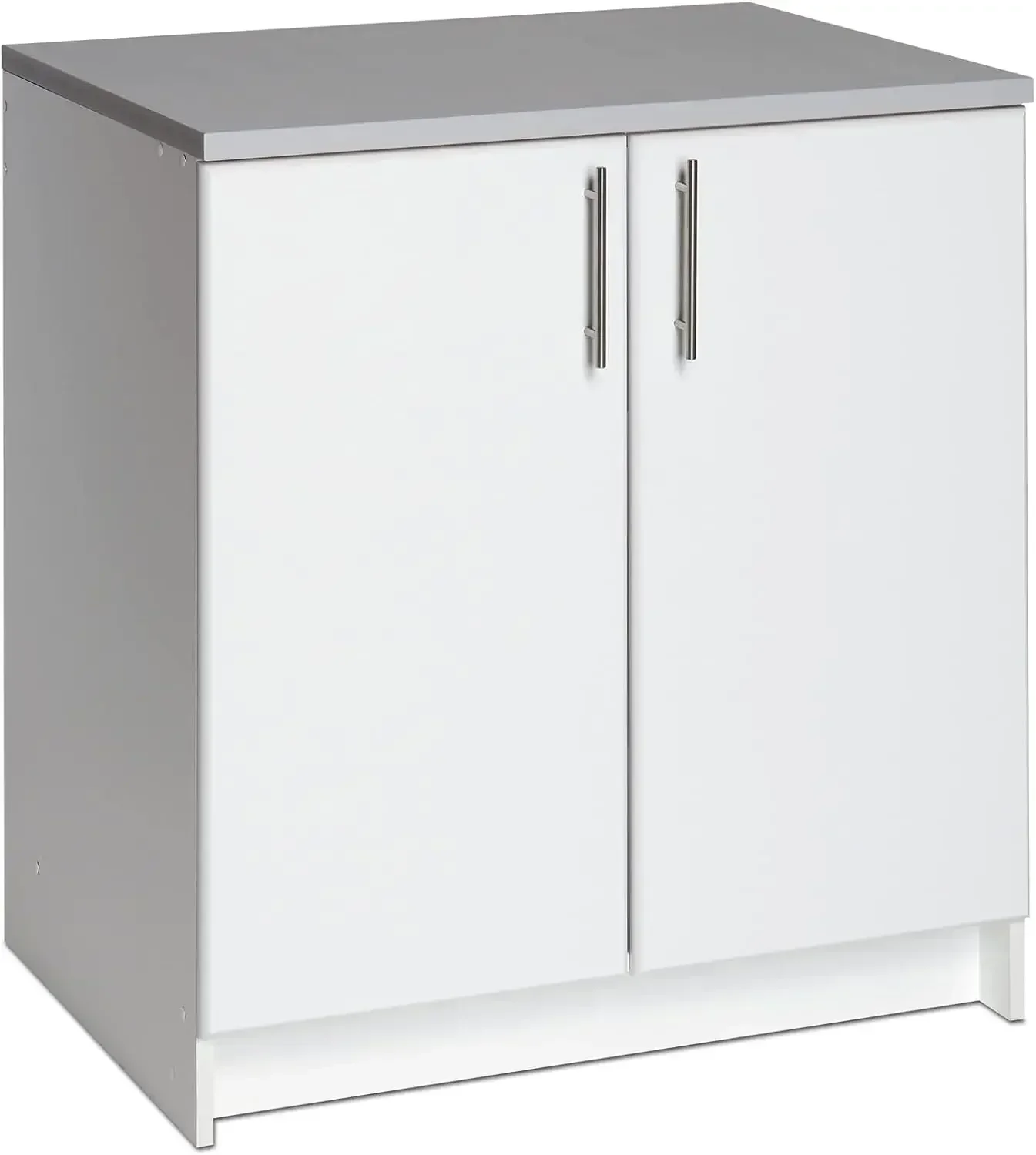 Storage Cabinet White Storage Cabinet Base Bathroom Cabinet with 1 Adjustable Shelf 24