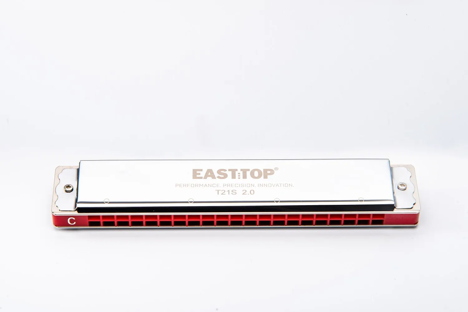 

EASTTOP T21S 2.0 Professional 21 Holes Harmonica Double-holed Harp With Double Reeds For Full Sound Instrument Mouth Organ