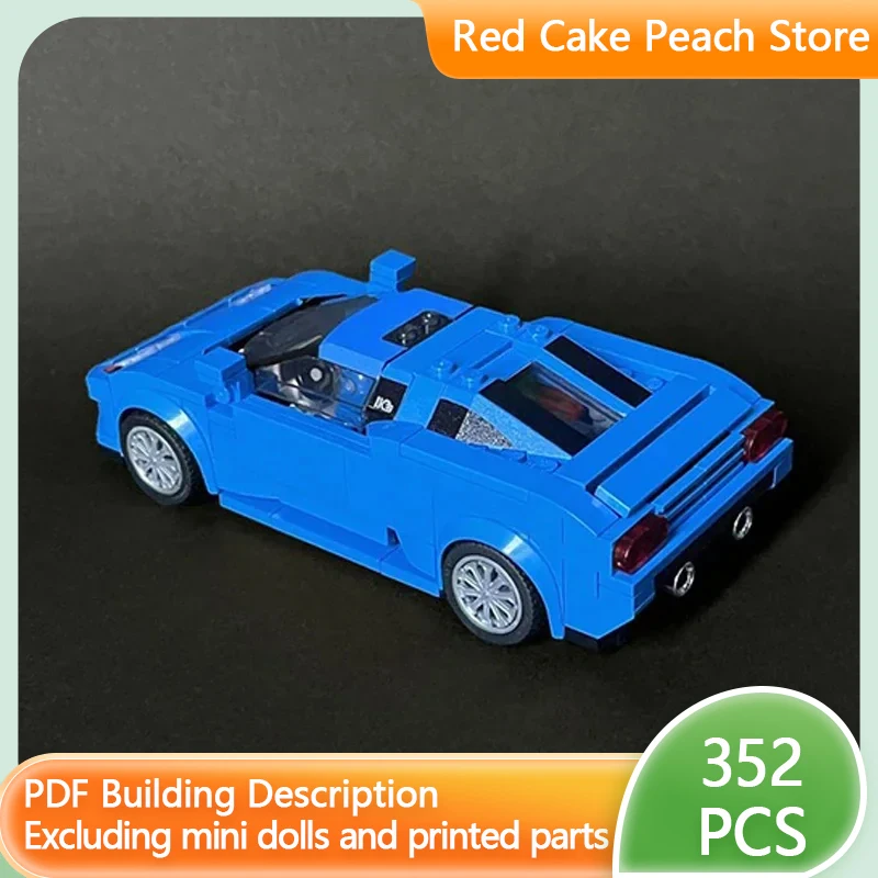 

Модель скоростного гоночного автомобиля MOC, строительные кирпичи, верхний уровень, спортивный автомобиль EB110, модульная технология, детские праздничные подарки, сборный игрушечный костюм