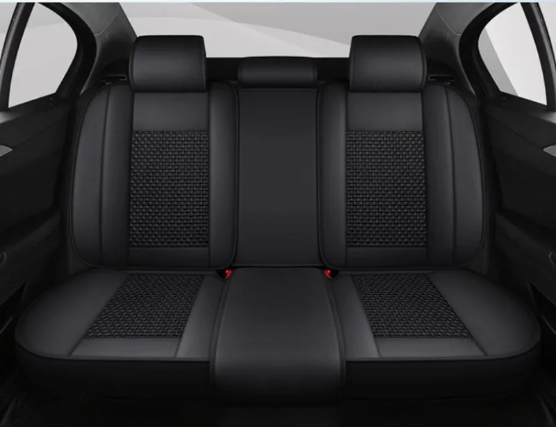 

Высококачественные чехлы на передние и задние автомобильные сиденья + чехол на руль для KIA Optima 2025-2010, дышащий чехол на сиденье, подушка сиденья