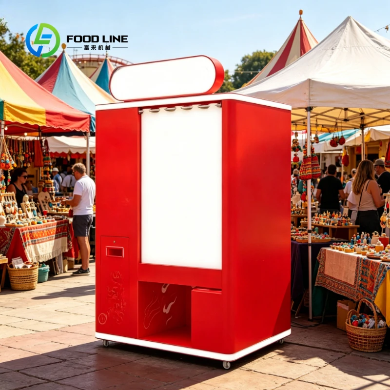 Customized Commercial Self Service Photo Booth Hardware, Camera & Printer Integrated Vending Machine Suitable For Shopping Malls