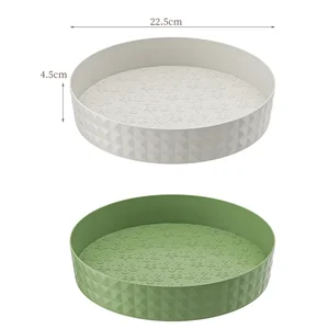 Nicht rutschfeiner Gewürzlagerregal, Küchengewürzregal, Schrankorganisator, Teller, Kosmetikbehälter, 360 rotieren 12 Hauptverkaufsinhaber mit Unterstützung - №3