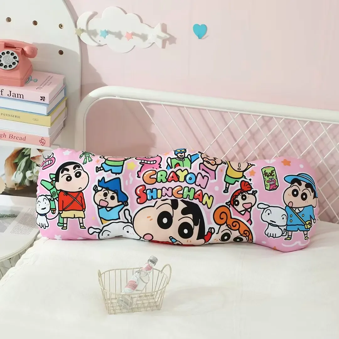 Very Soft Crayon Shin Chan Long Pillow Cartoon Kuromi Printed Plushies Big Size Sofa Bed Back Cushion Comfortable Home Decor