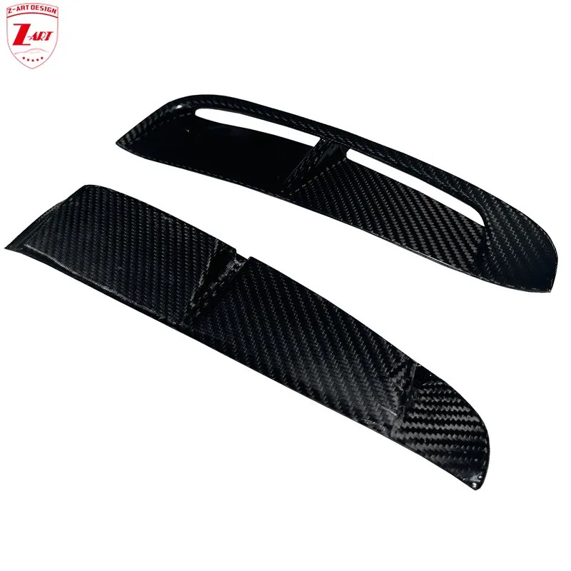 Z-ART 971 Dry Carbon Fiber Side Duct for Porsche Panamera Preppreg Carbon Fiber Side Vents for Porsche Panamera 2017+