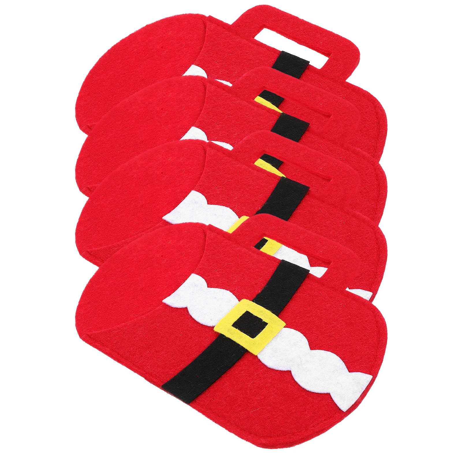 

4 Pcs Cutlery Bag Adorable Tableware Pocket Holder for Party Storage Bags Silverware Sleeves Case Drawstring