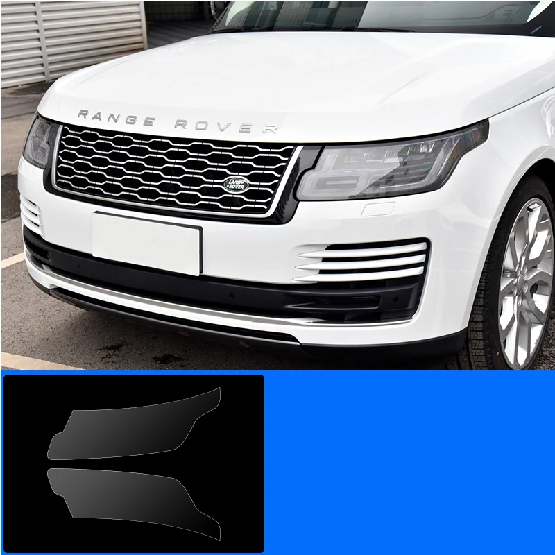 Car Front Headlamp Film for Land Rover Range Rover 2013-2023 Tpu Transparent Protect Film Exterior Headlight Strips Car Sticker