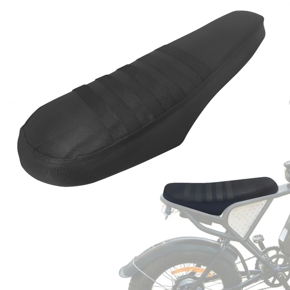 Motorcycle Seat Cover Black Waterproof Non-slip Seat Protector For Ridstar Q20 Q20 Pro Electric Bike
