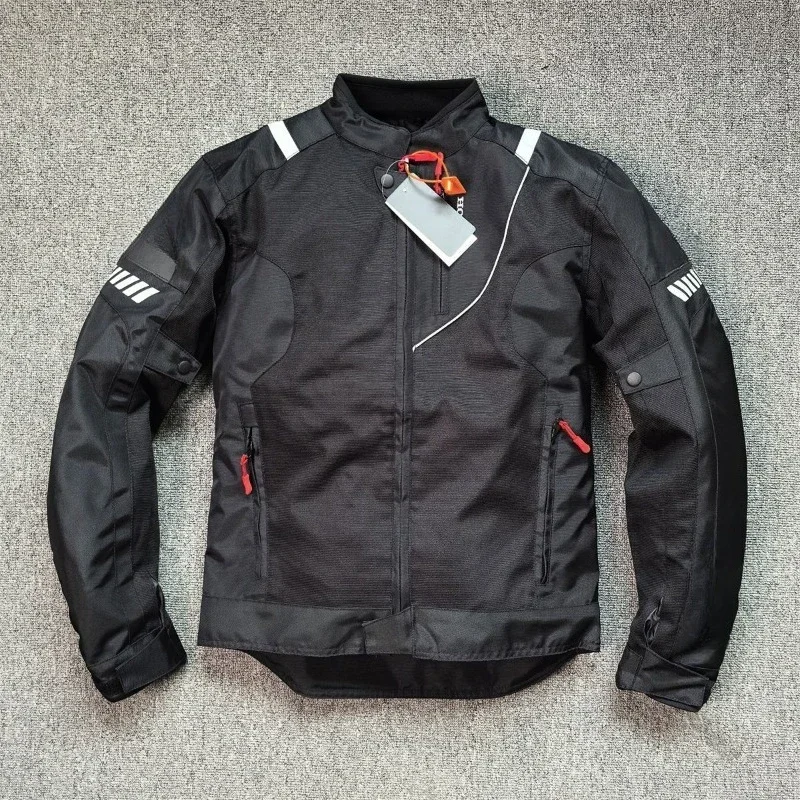 Motorcycle riding jacket, all-season windproof, warm and cold-proof racing suit