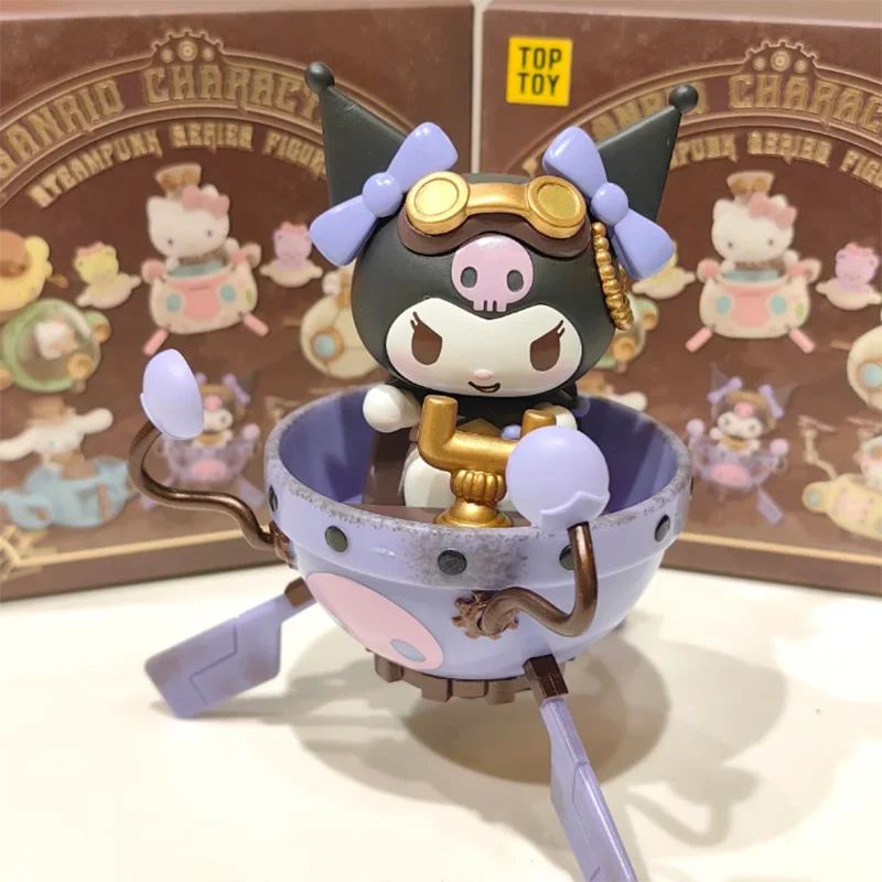 Sanrio Family Steampunk Series  Blind Box Anime Figure Kuromi Decor Mystery Box Guess Bag Girl Surprise Gift Toys